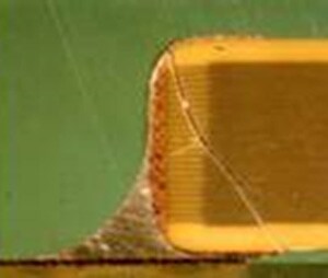 Fig1: Element cracking (cross-section)