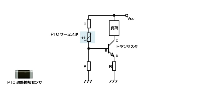 Overtemperature protection for transistor circuits