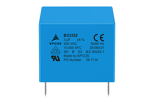 AC-Folien-Kondensatoren inkl. Motor Run:B33352B4305J081_KLK2019-1