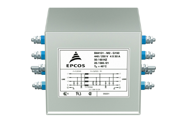 Power Line EMC Filters:B84131M0002G150
