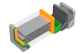低抵抗タイプ　樹脂電極品