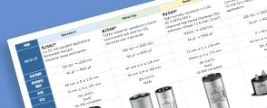 DCリンク用パワーコンデンサ (MKP 円筒形)